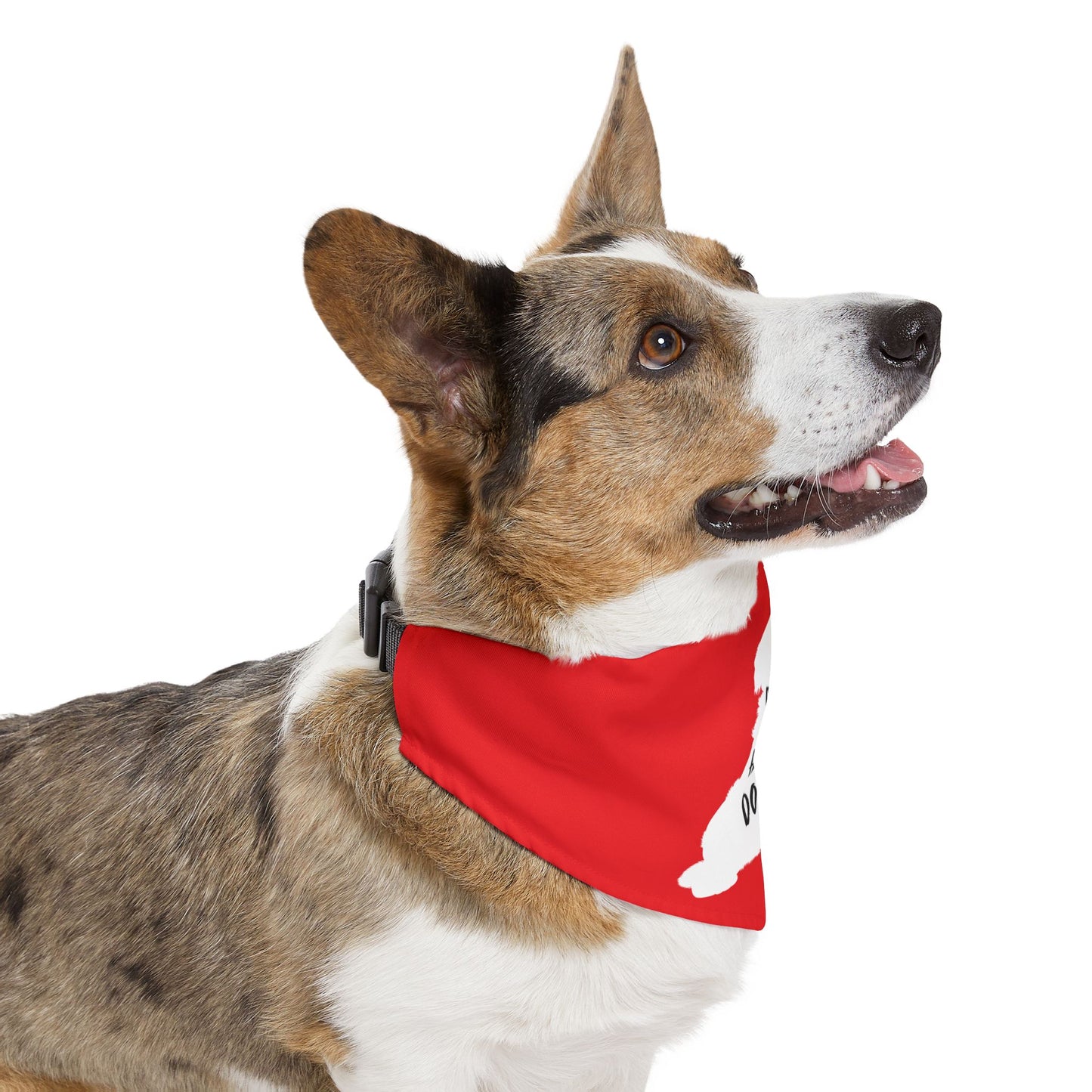 Red Dogs Against DOGE Raised Paw Pet Bandana Collar
