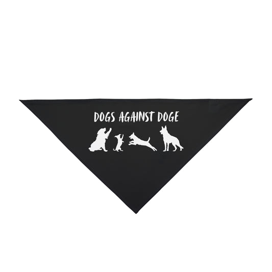 Black Protesting Pups Dogs Against DOGE Pet Bandana