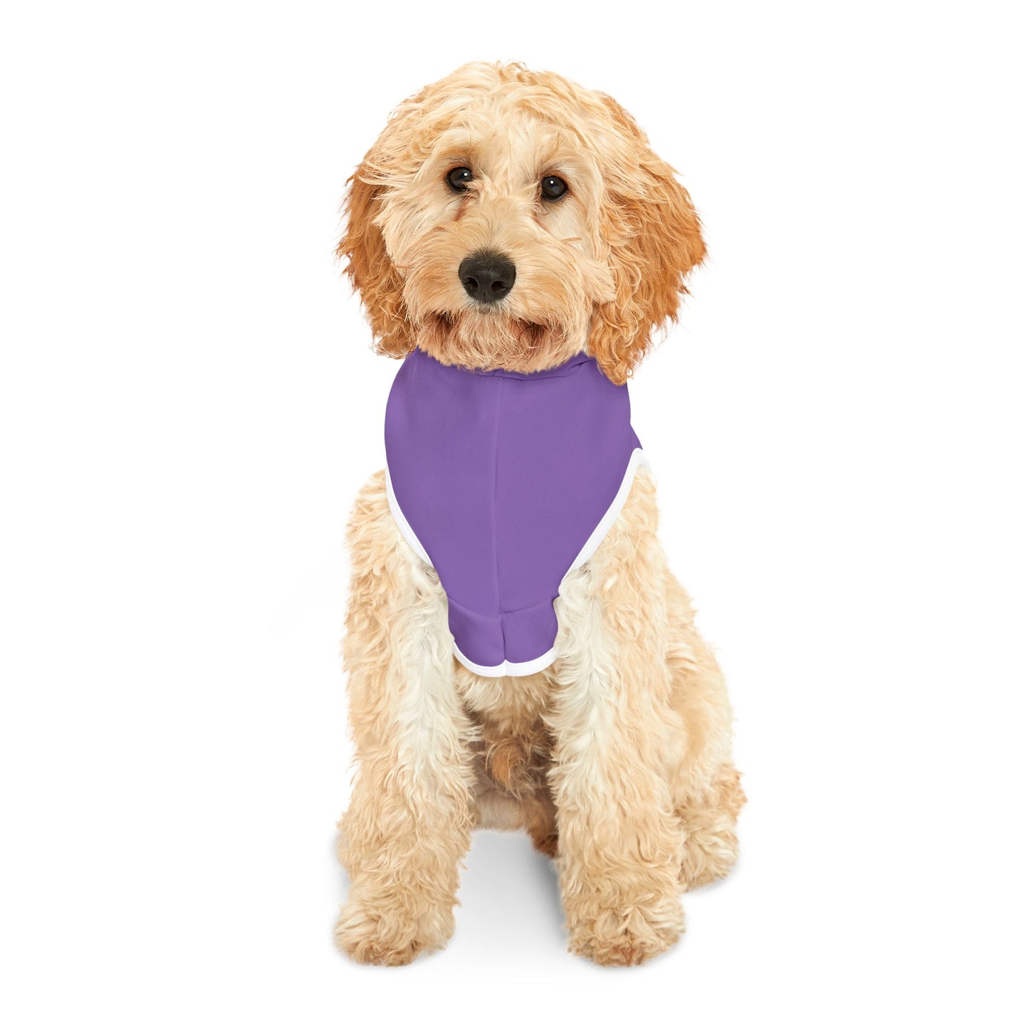 Lavender Dogs Against DOGE Raised Paw Pet Hoodie