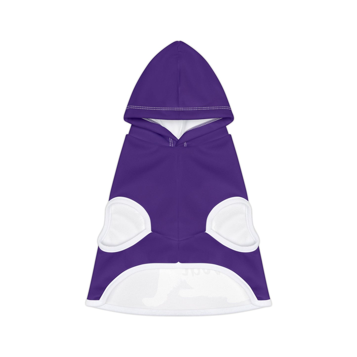 Purple Dogs Against DOGE Raised Paw Pet Hoodie