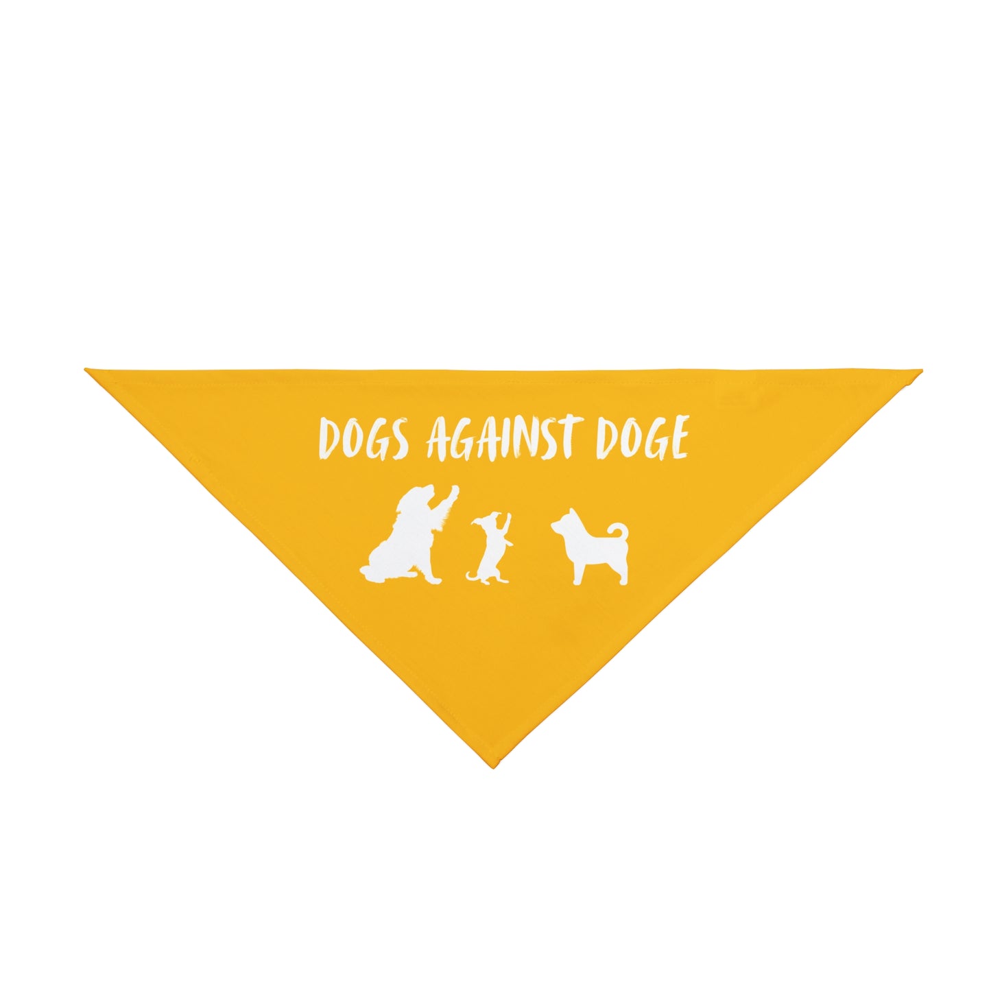 Yellow Dogs Against DOGE "Stop the DOGE" Pet Bandana