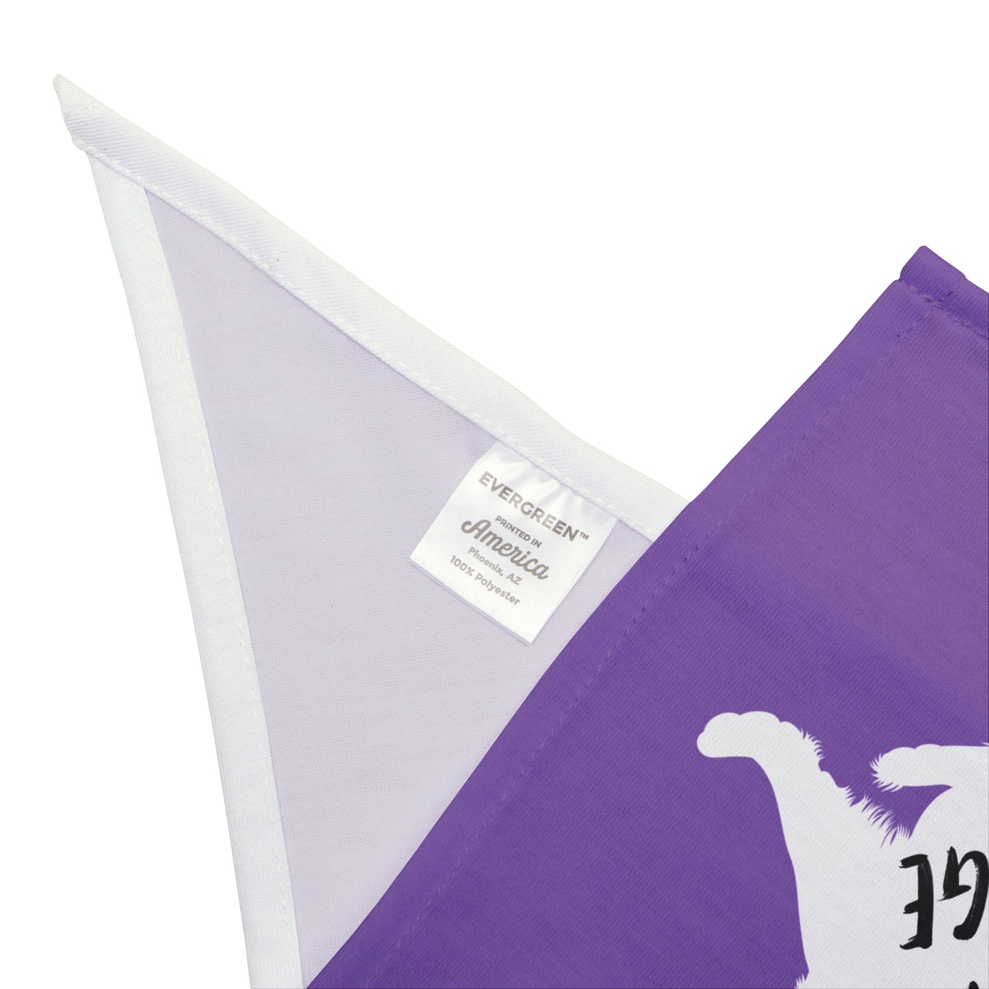 Lavender Raised Paw Dogs Against DOGE Pet Bandana
