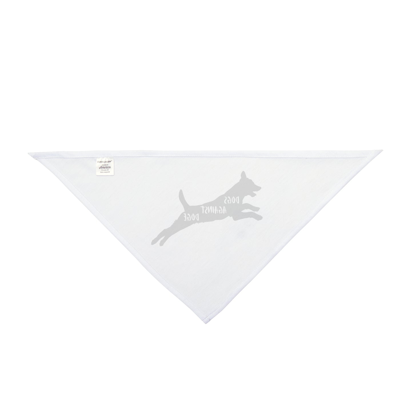 Lunging Pup Dogs Against DOGE Pet Bandana