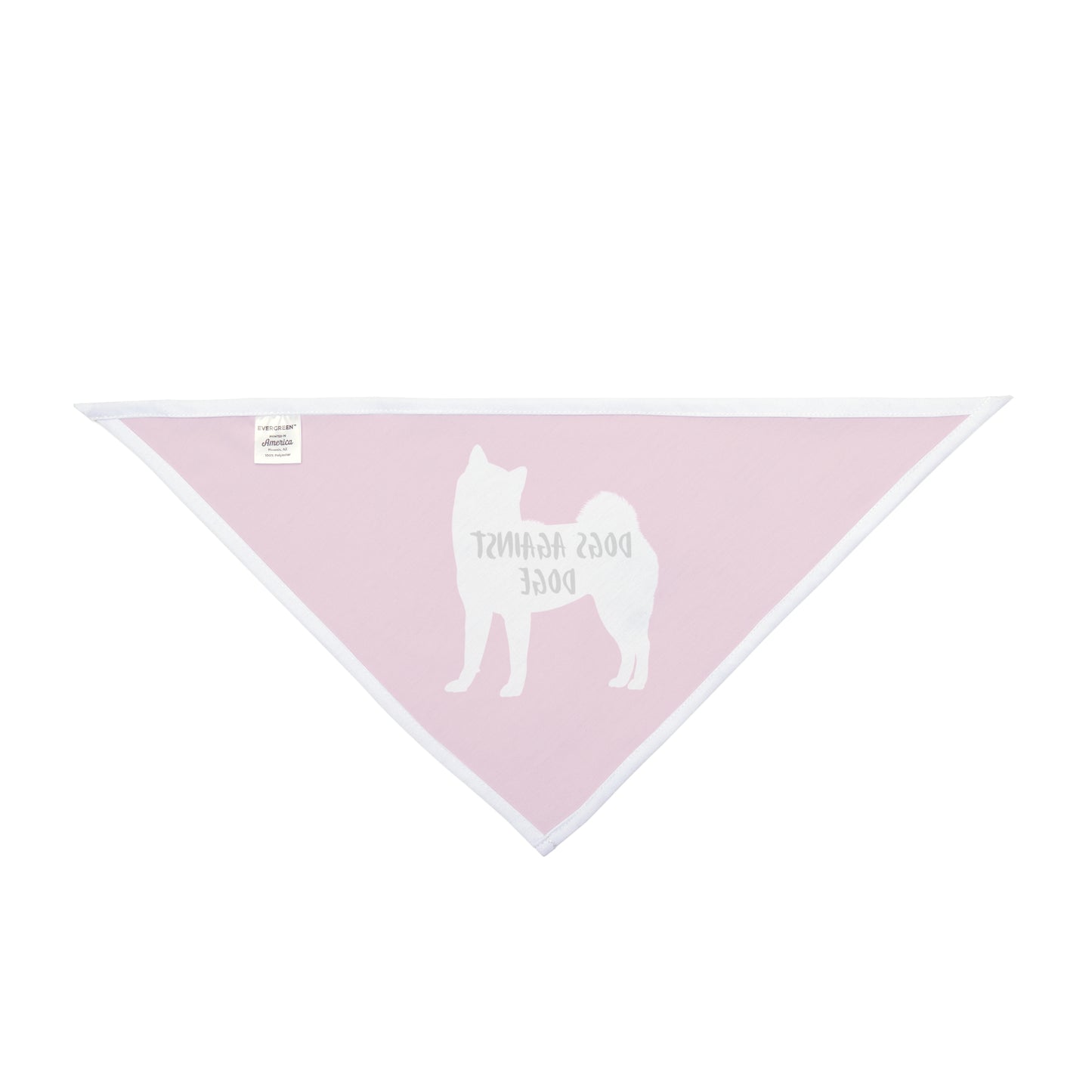 Hot Pink Shiba Inu Dogs Against DOGE Pet Bandana