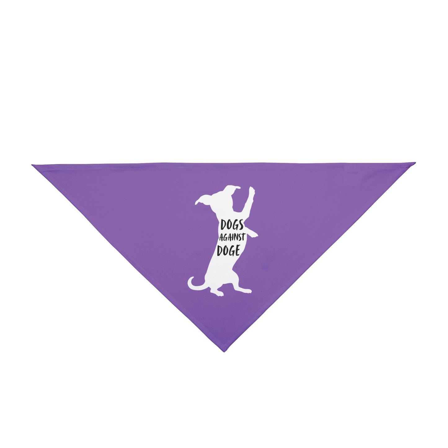 Lavender Wiener Dogs Against DOGE Pet Bandana