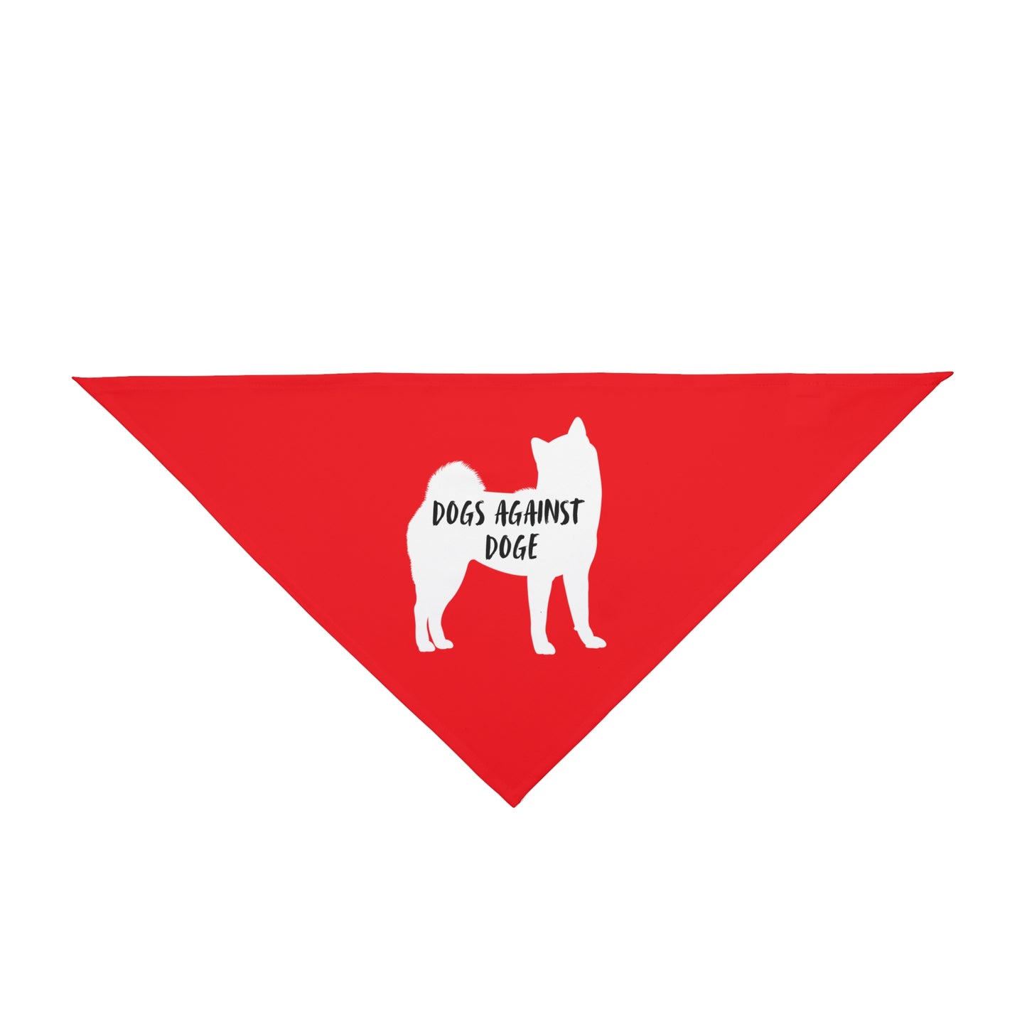 Red Shiba Inu Dogs Against DOGE Pet Bandana