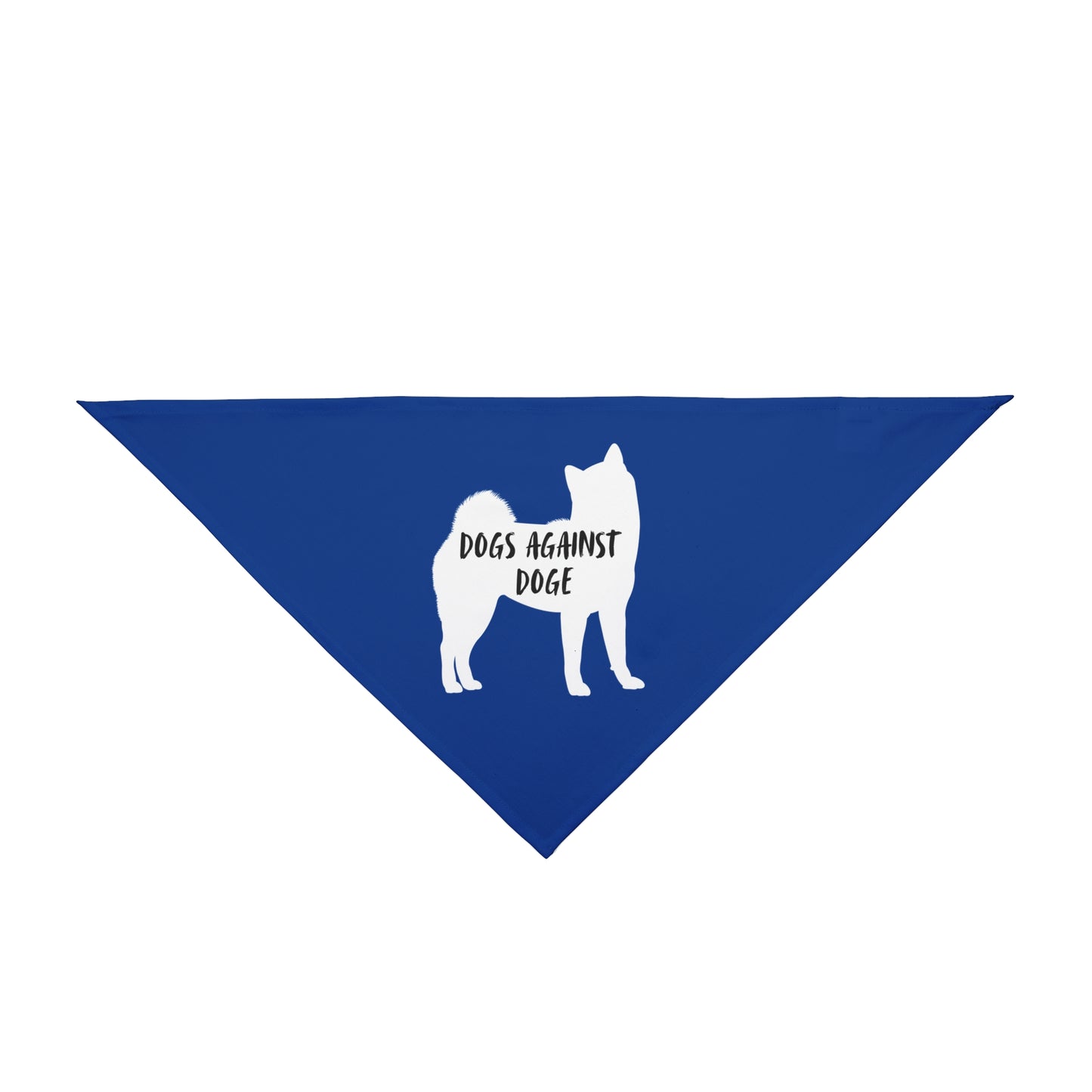 Blue Shiba Inu Dogs Against DOGE Pet Bandana