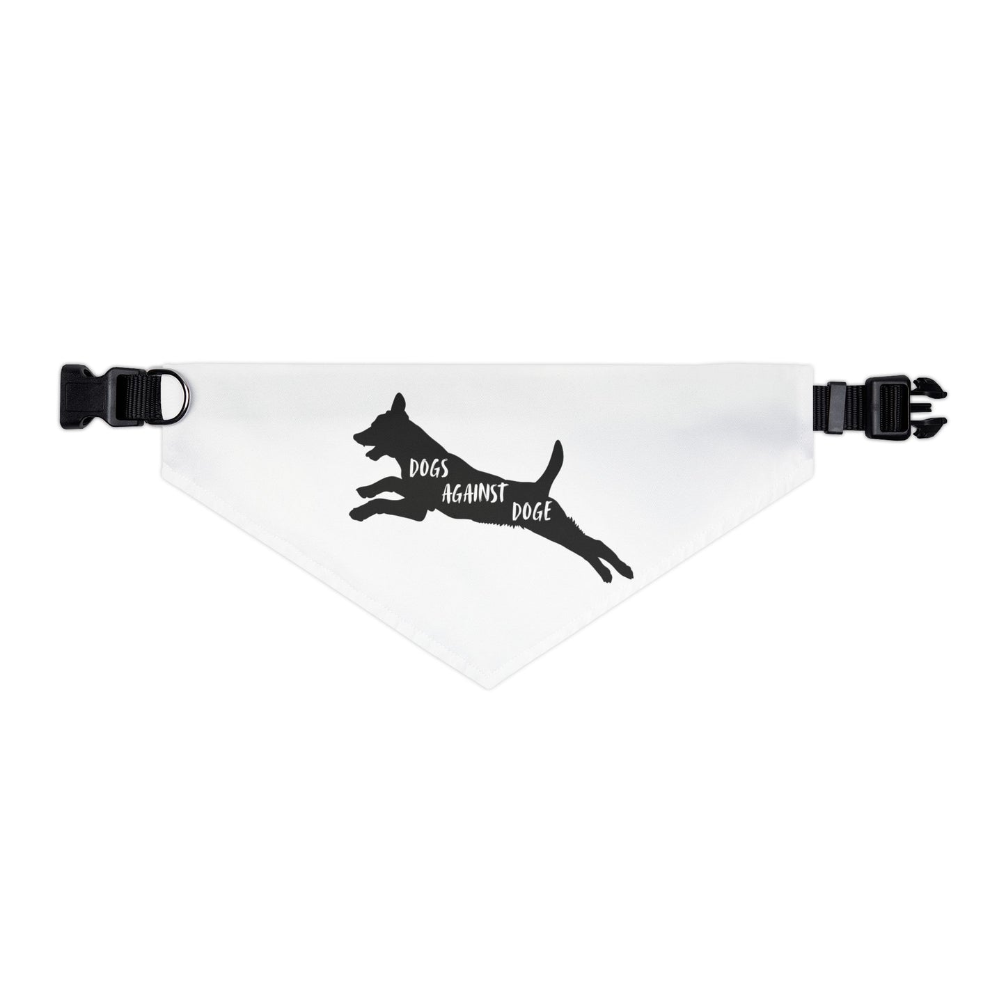Dogs Against DOGE Lunging Pup Pet Bandana Collar