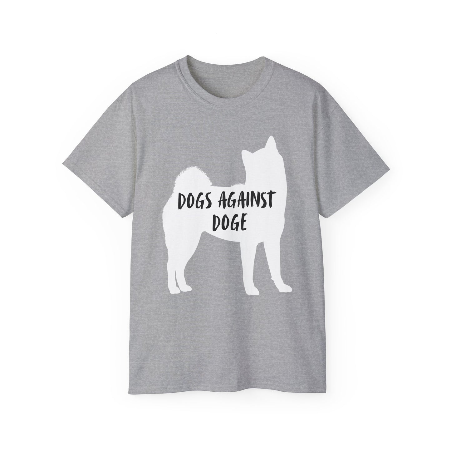 Color Edition: Unisex Shiba Inu Dogs Against DOGE Ultra Cotton Tee