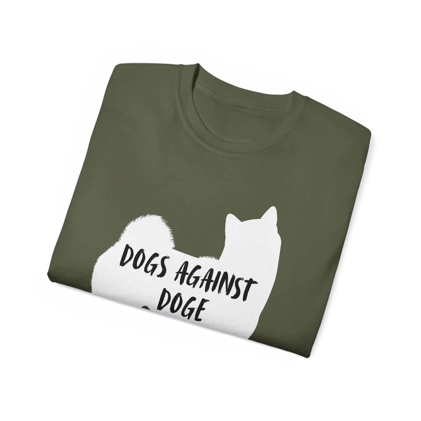 Color Edition: Unisex Shiba Inu Dogs Against DOGE Ultra Cotton Tee