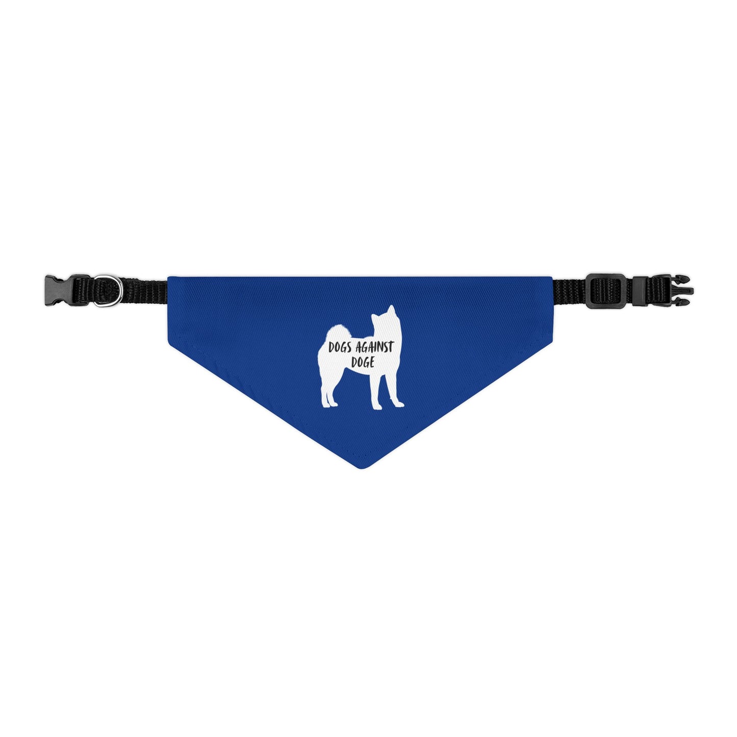 Blue Dogs Against DOGE Shiba Inu Pet Bandana Collar