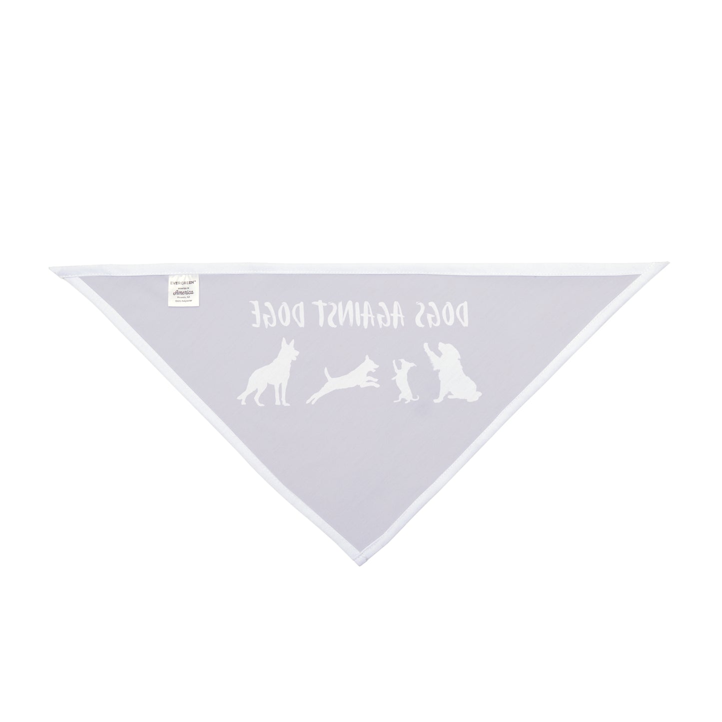 Purple Protesting Pups Dogs Against DOGE Pet Bandana