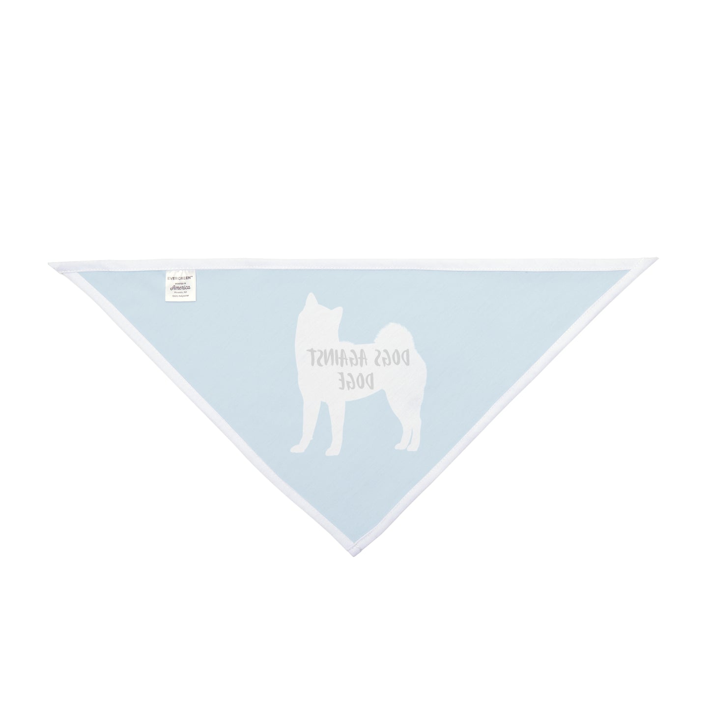 Turquoise Shiba Inu Dogs Against DOGE Pet Bandana