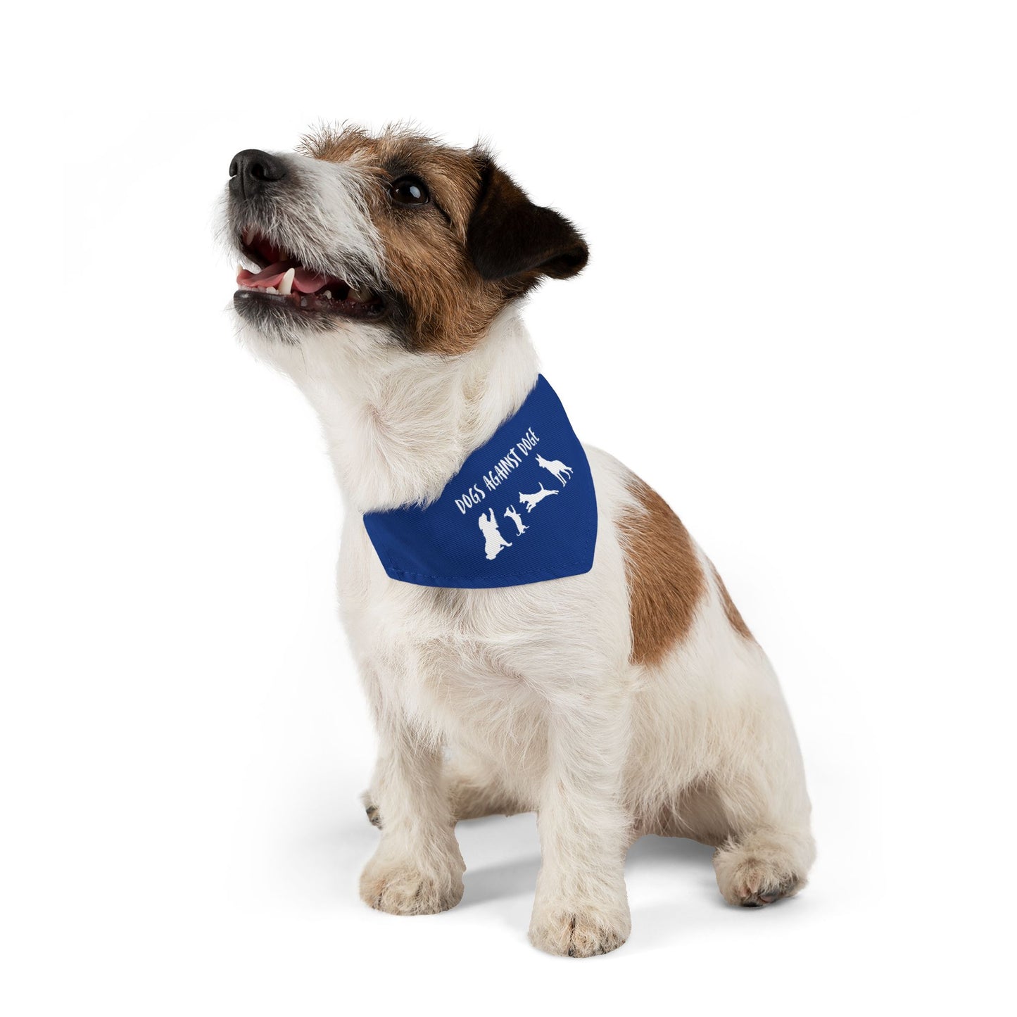 Blue Dogs Against DOGE Protesting Pups Pet Bandana Collar - Stylish Accessory for Dog Lovers