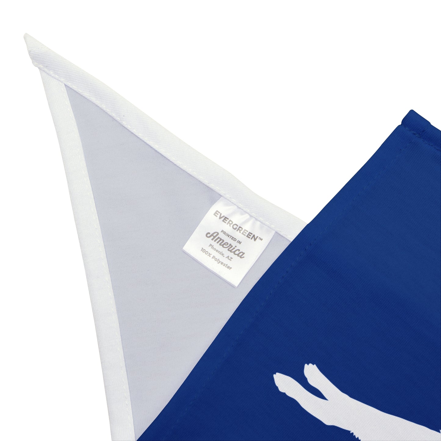 Blue Lunging Pup Dogs Against DOGE Pet Bandana