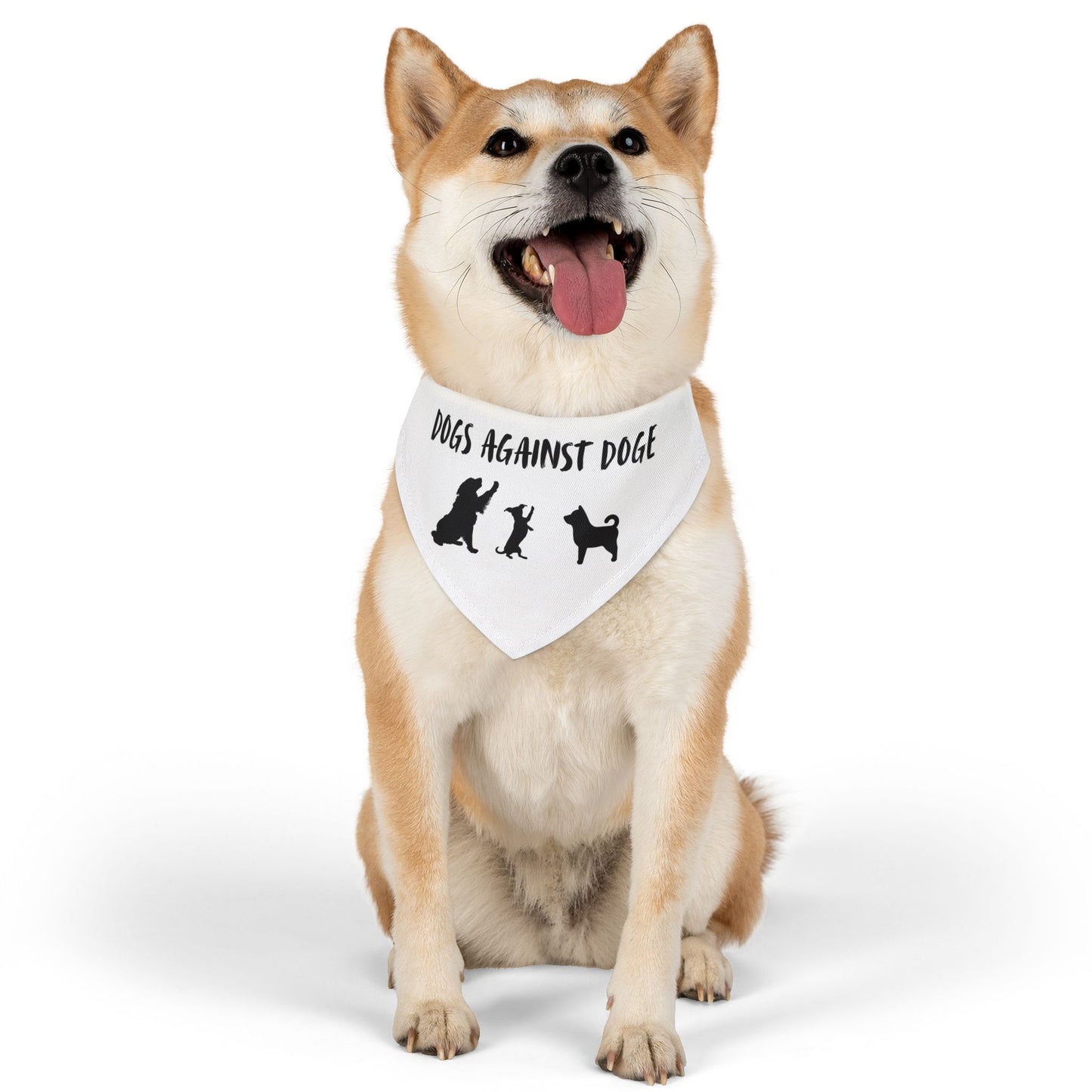 Dogs Against DOGE "Stop the DOGE" Pet Bandana Collar