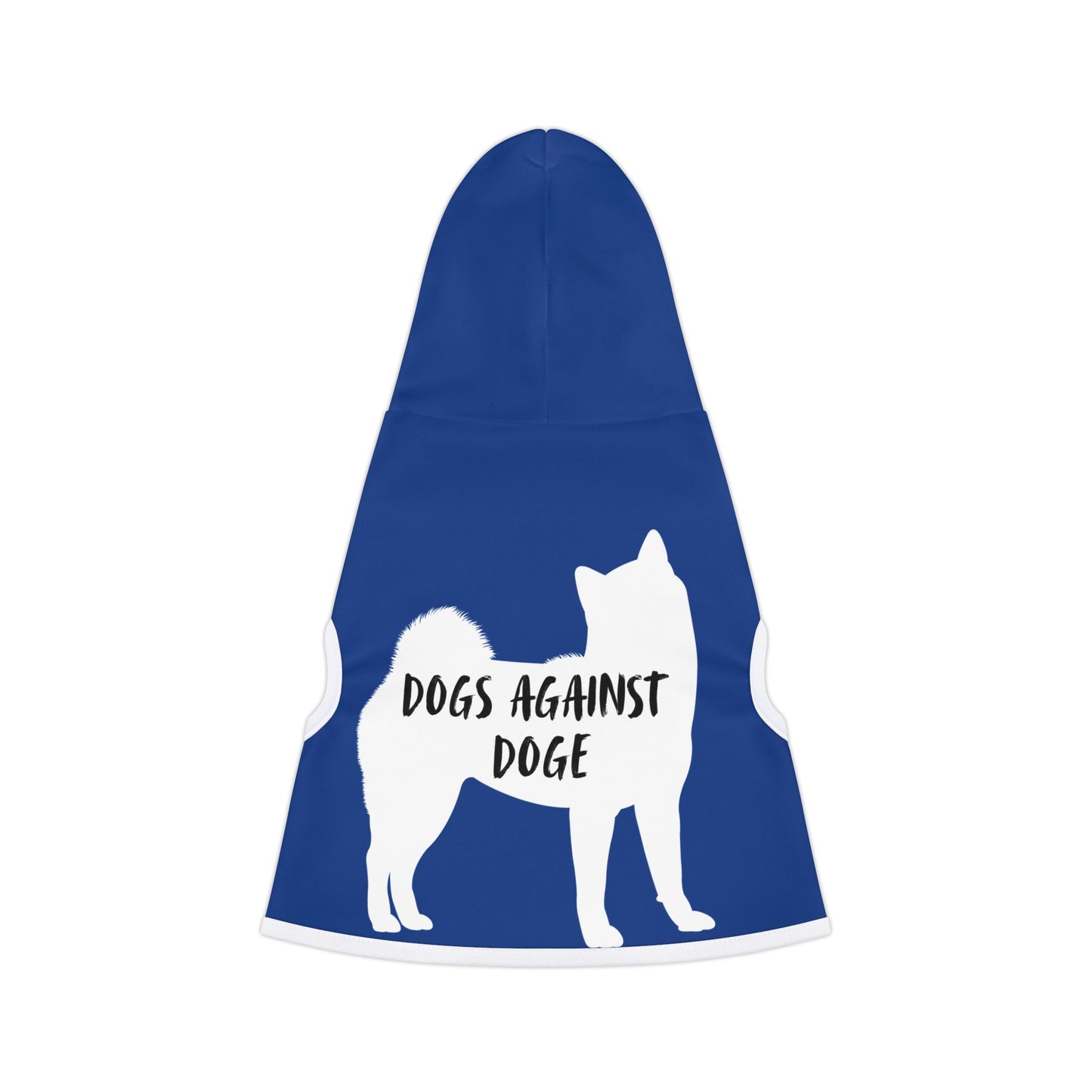 Blue Dogs Against DOGE Shiba Inu Pet Hoodie