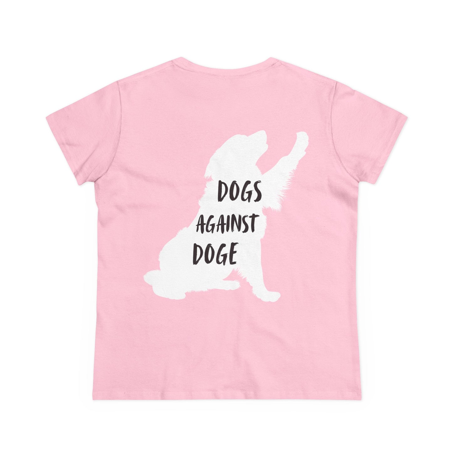 Color Edition: Women's Dogs Against DOGE Cotton Tee