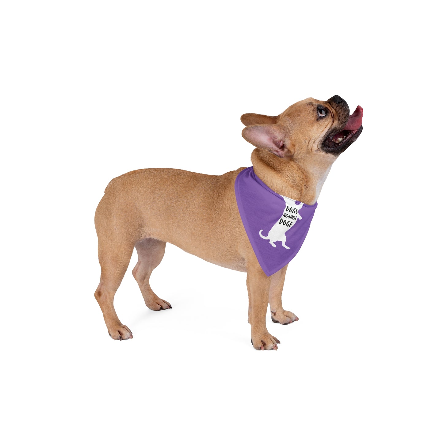 Lavender Wiener Dogs Against DOGE Pet Bandana
