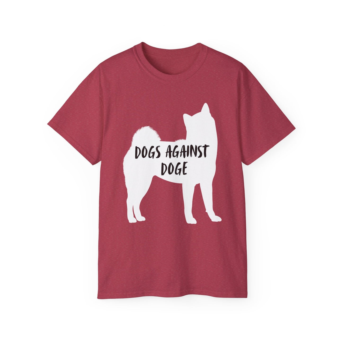 Color Edition: Unisex Shiba Inu Dogs Against DOGE Ultra Cotton Tee
