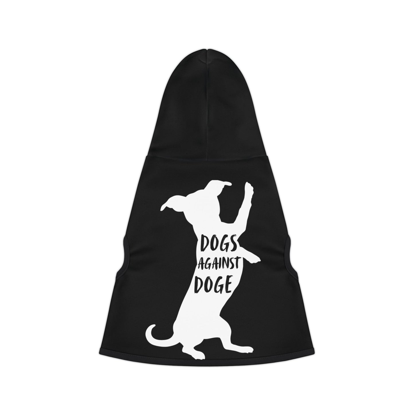 Black Wiener Dogs Against DOGE Pet Hoodie