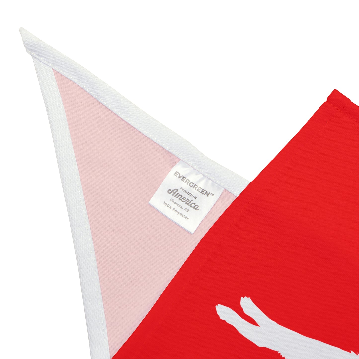 Red Lunging Pup Dogs Against DOGE Pet Bandana