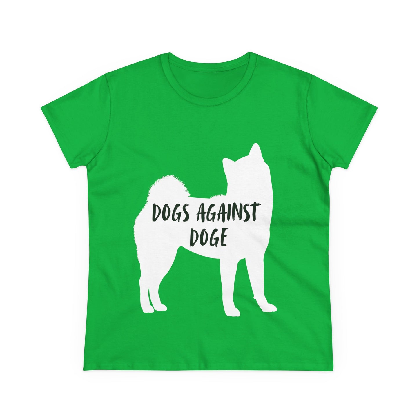Color Edition: Shiba Inu Women's Dogs Against DOGE Cotton Tee
