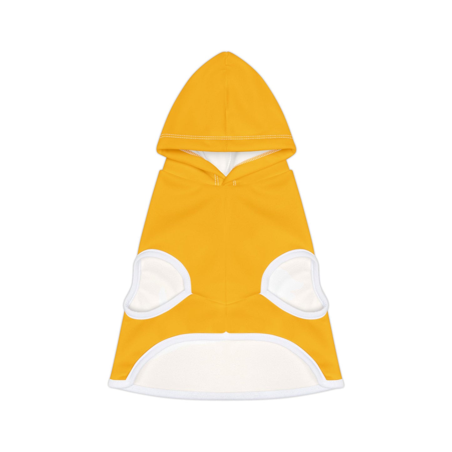 Yellow Lunging Pup Dogs Against DOGE Pet Hoodie