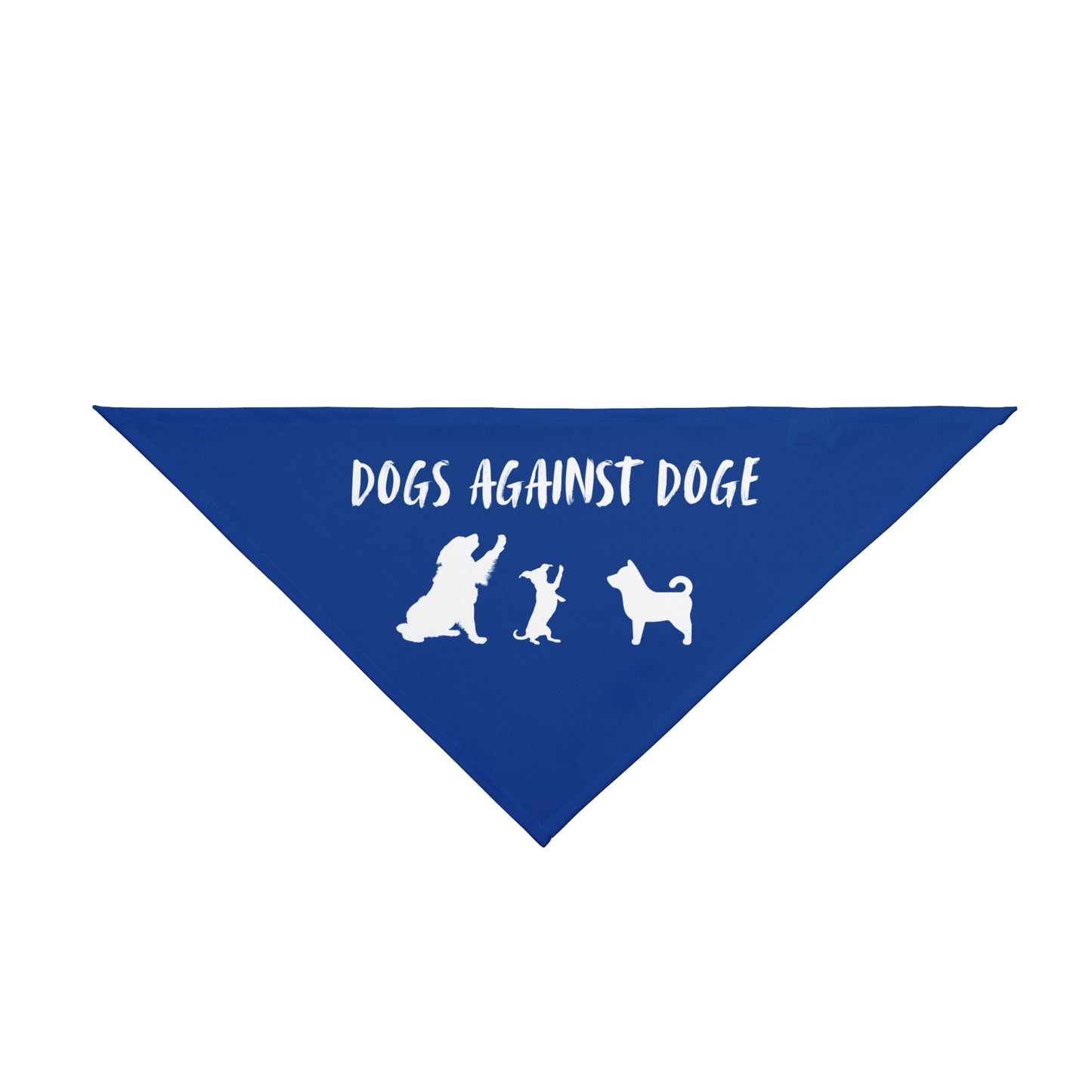 Blue Dogs Against DOGE "Stop the DOGE" Pet Bandana