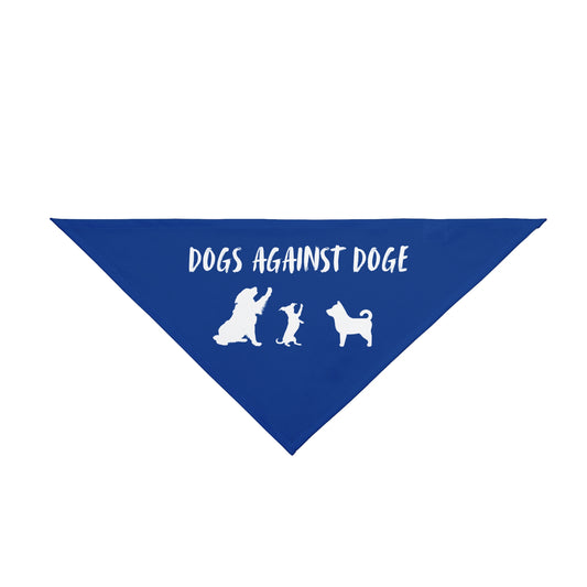 Blue Dogs Against DOGE "Stop the DOGE" Pet Bandana