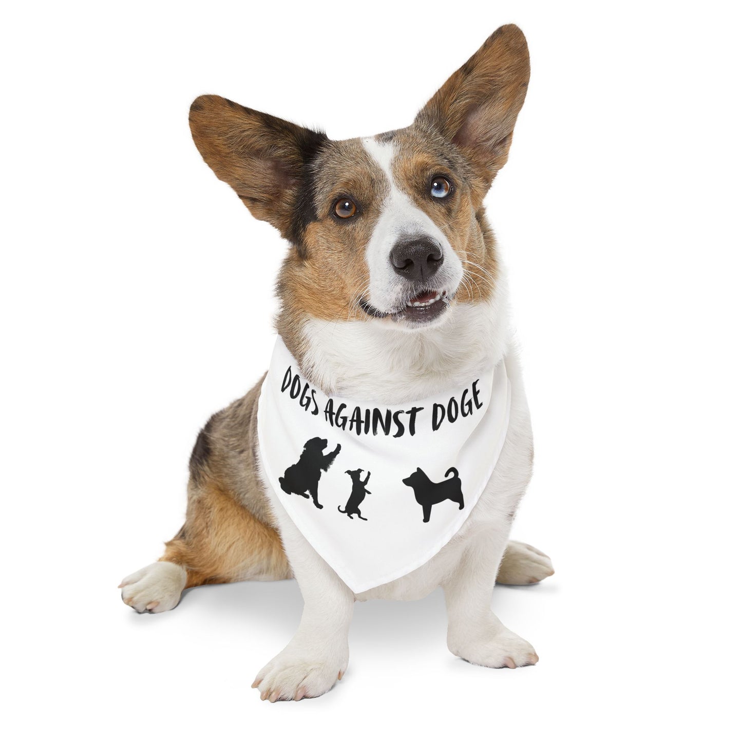 Dogs Against DOGE "Stop the DOGE" Pet Bandana Collar