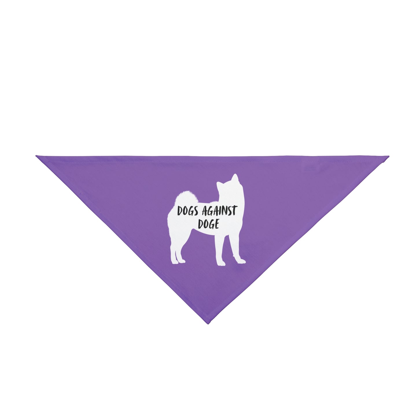Lavender Shiba Inu Dogs Against DOGE Pet Bandana