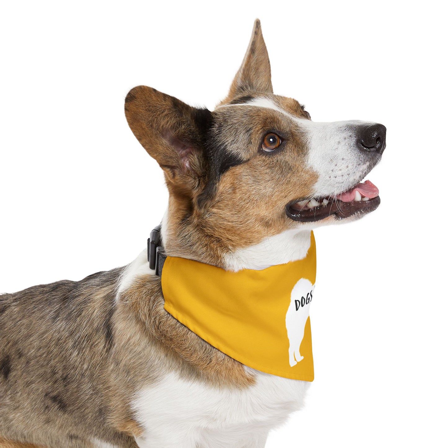 Yellow Dogs Against DOGE Shiba Inu Pet Bandana Collar