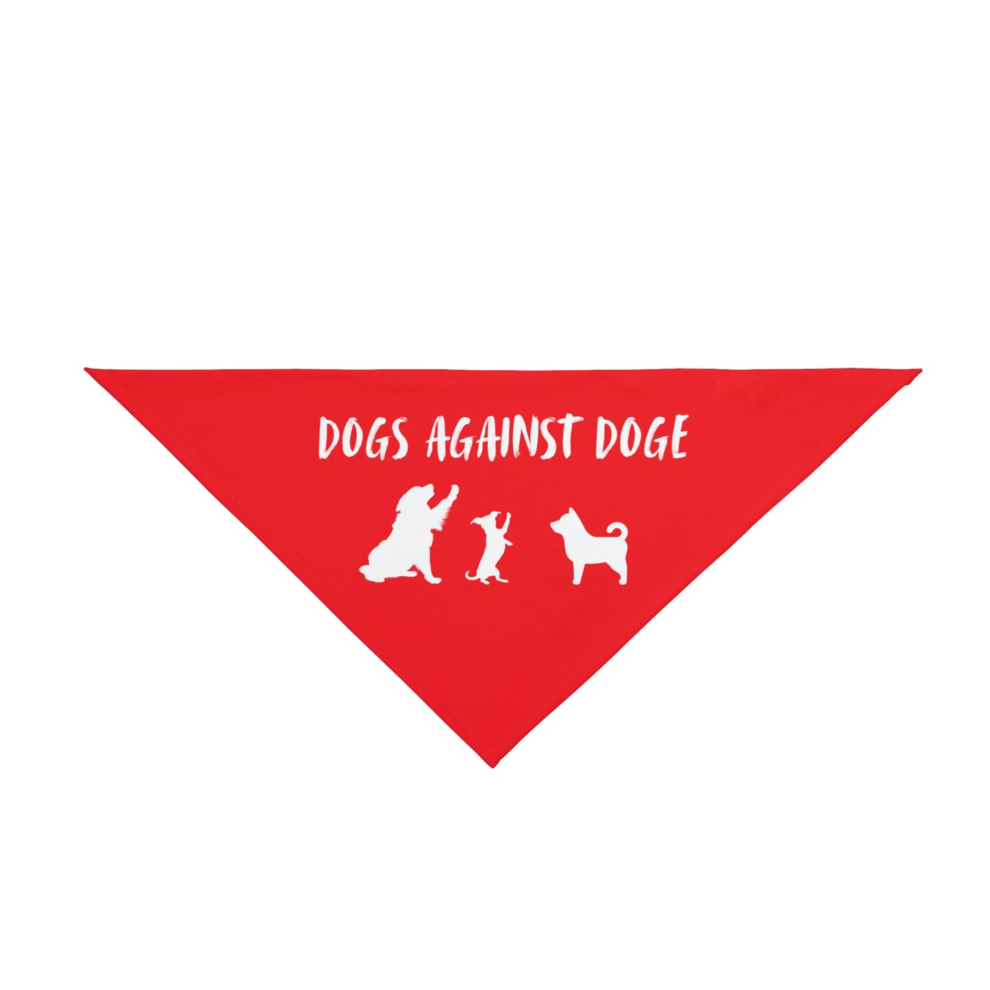 Red Dogs Against DOGE "Stop the DOGE" Pet Bandana