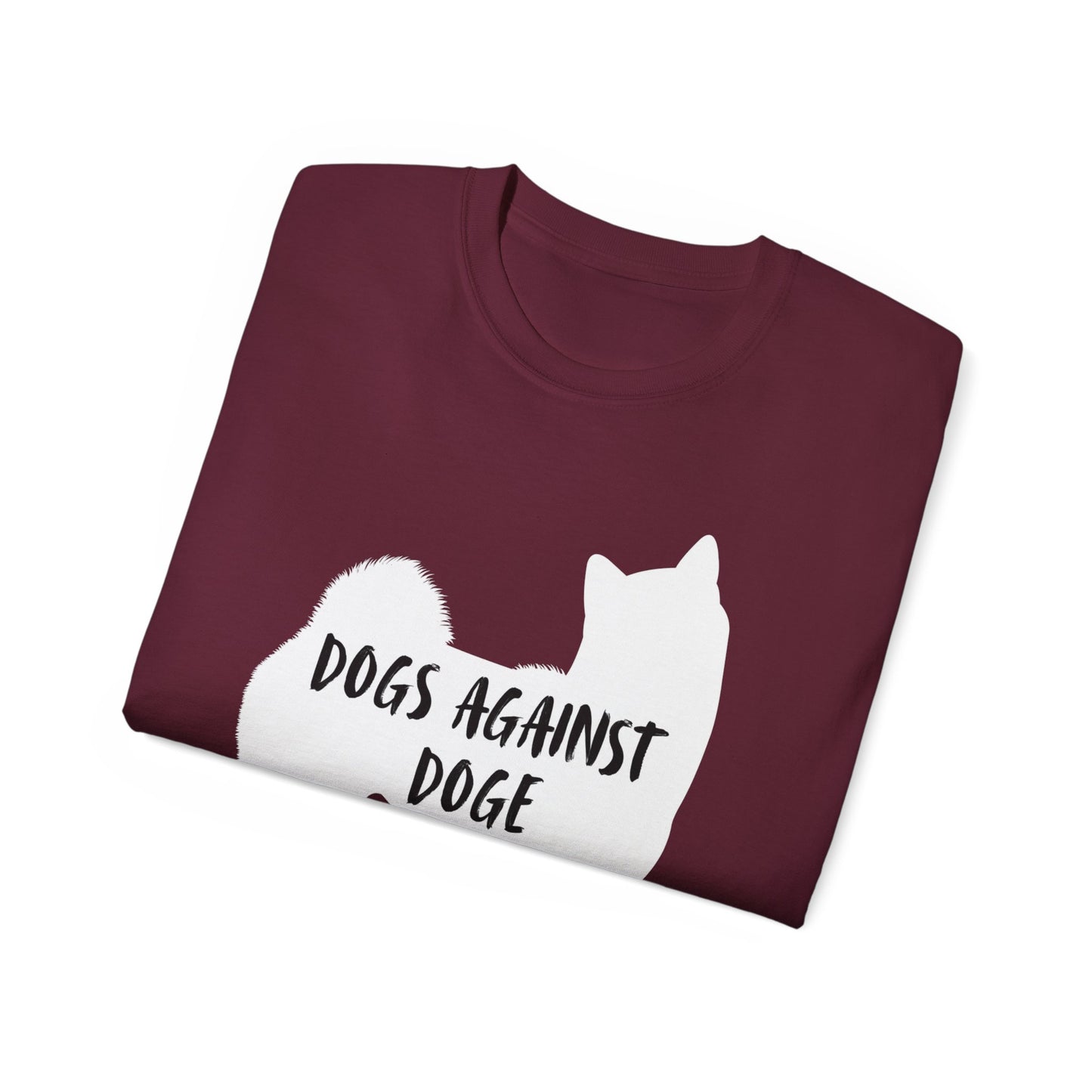 Color Edition: Unisex Shiba Inu Dogs Against DOGE Ultra Cotton Tee