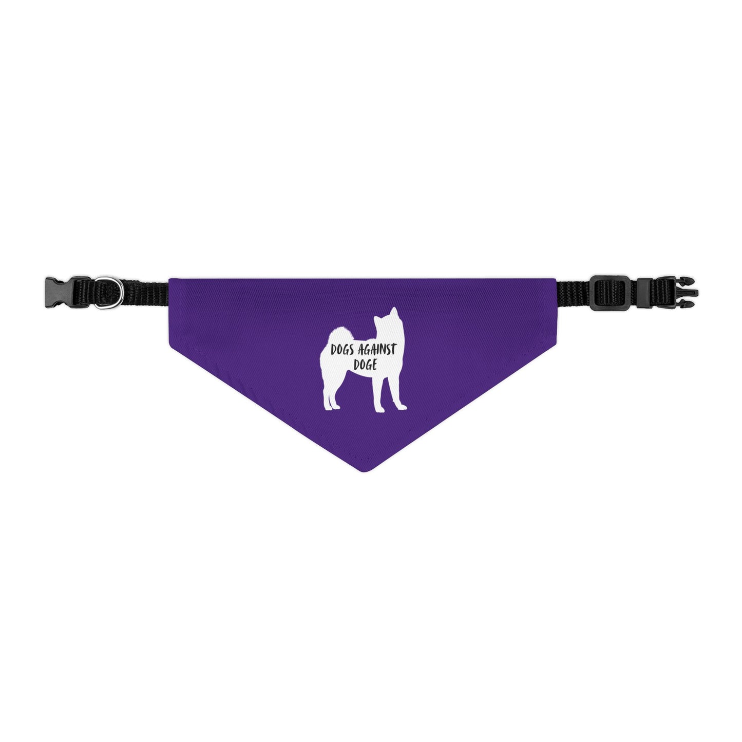 Purple Dogs Against DOGE Shiba Inu Pet Bandana Collar