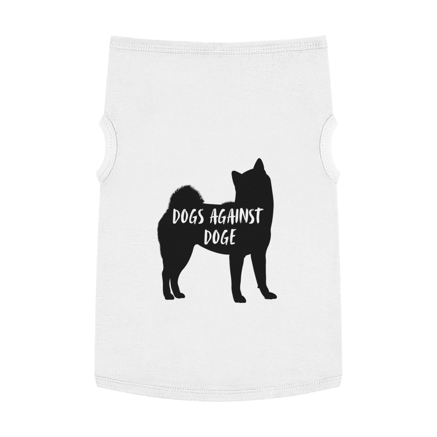 Shiba Inu Dogs Against DOGE Pet Tank Top