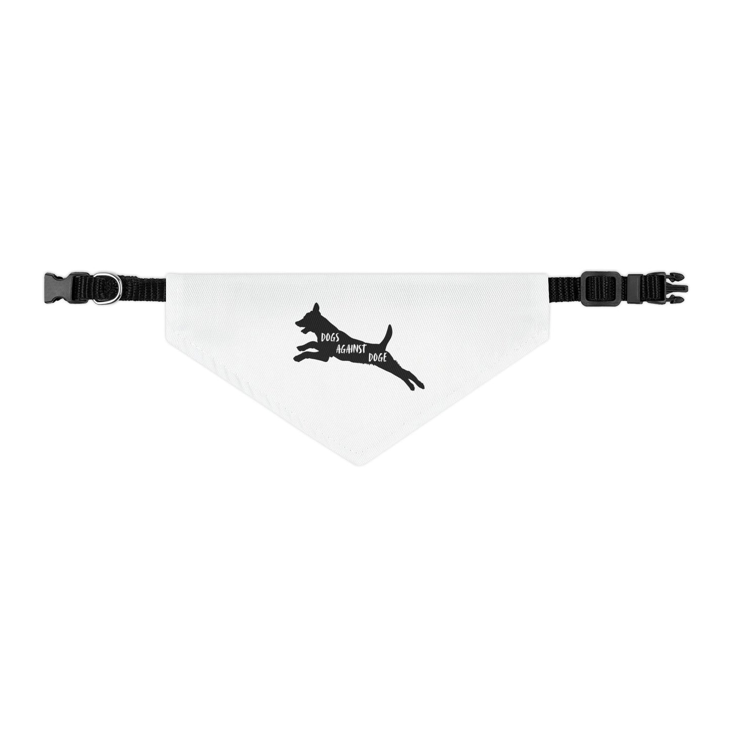 Dogs Against DOGE Lunging Pup Pet Bandana Collar