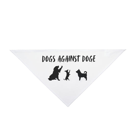 "Stop the DOGE" Dogs Against DOGE Pet Bandana