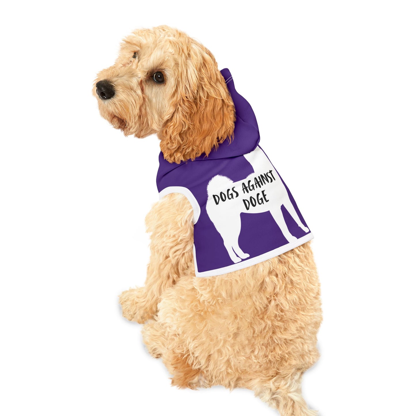 Purple Dogs Against DOGE Shiba Inu Pet Hoodie
