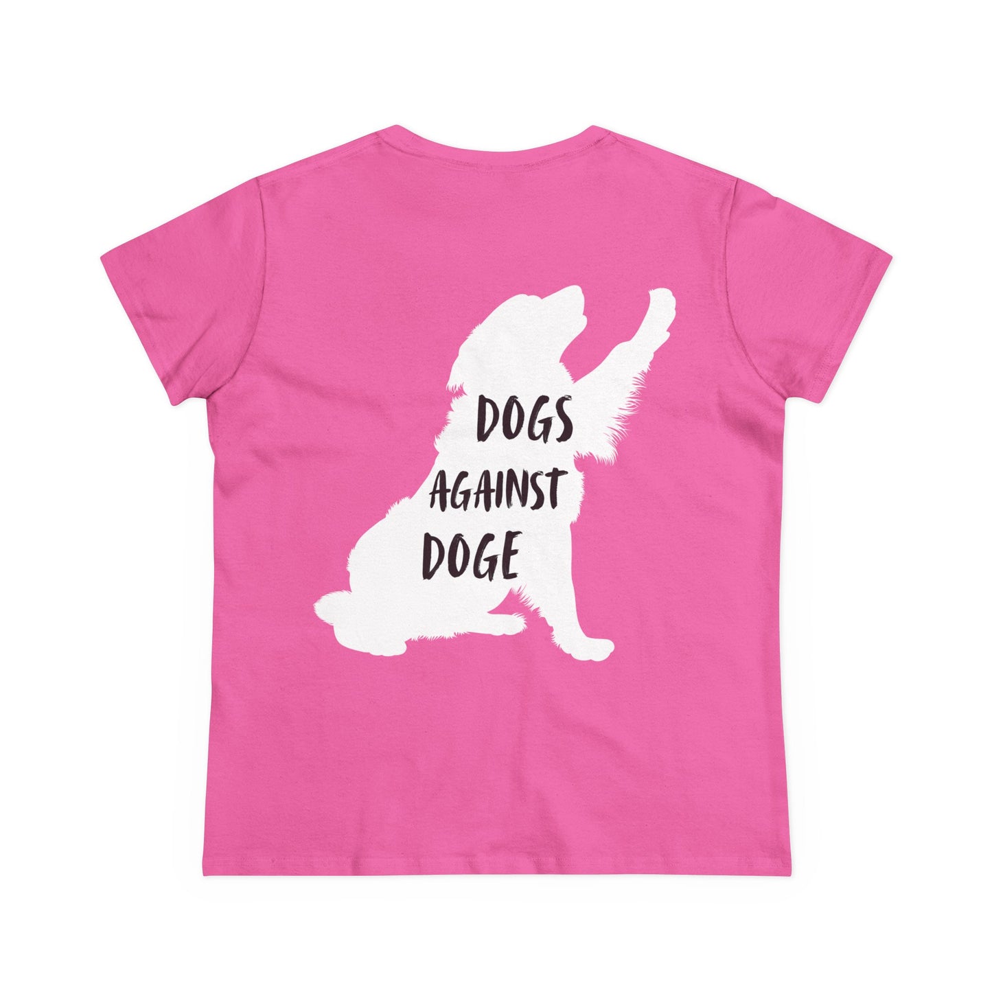 Color Edition: Women's Dogs Against DOGE Cotton Tee