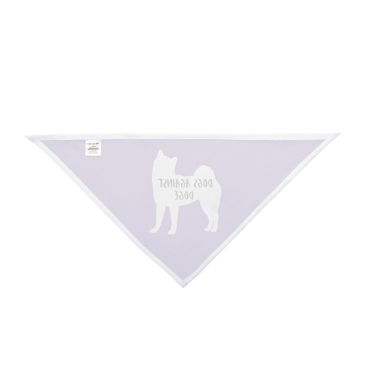 Lavender Shiba Inu Dogs Against DOGE Pet Bandana