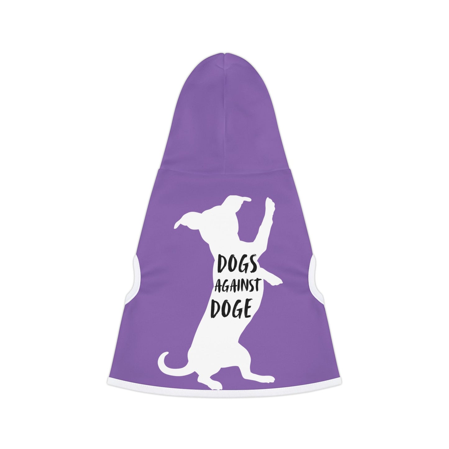 Lavender Wiener Dogs Against DOGE Pet Hoodie