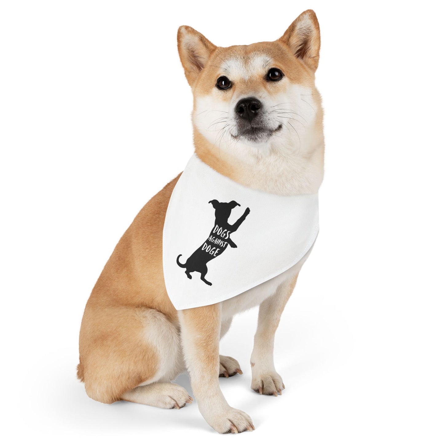 Wiener Dogs Against DOGE Pet Bandana Collar
