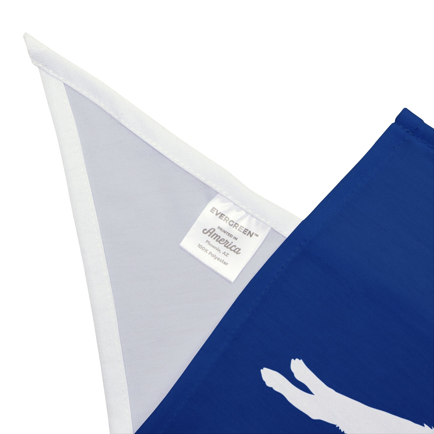 Blue Lunging Pup Dogs Against DOGE Pet Bandana