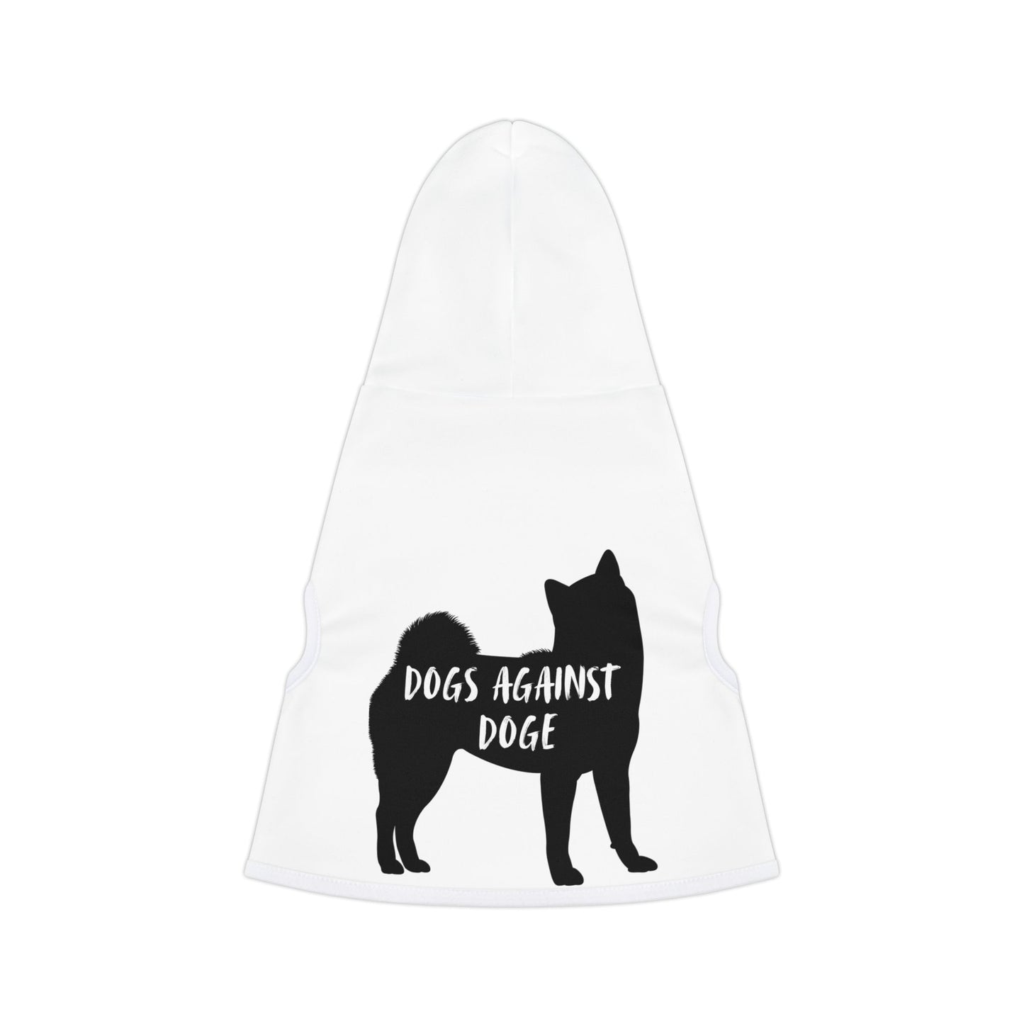 Dogs Against DOGE Shiba Inu Pet Hoodie