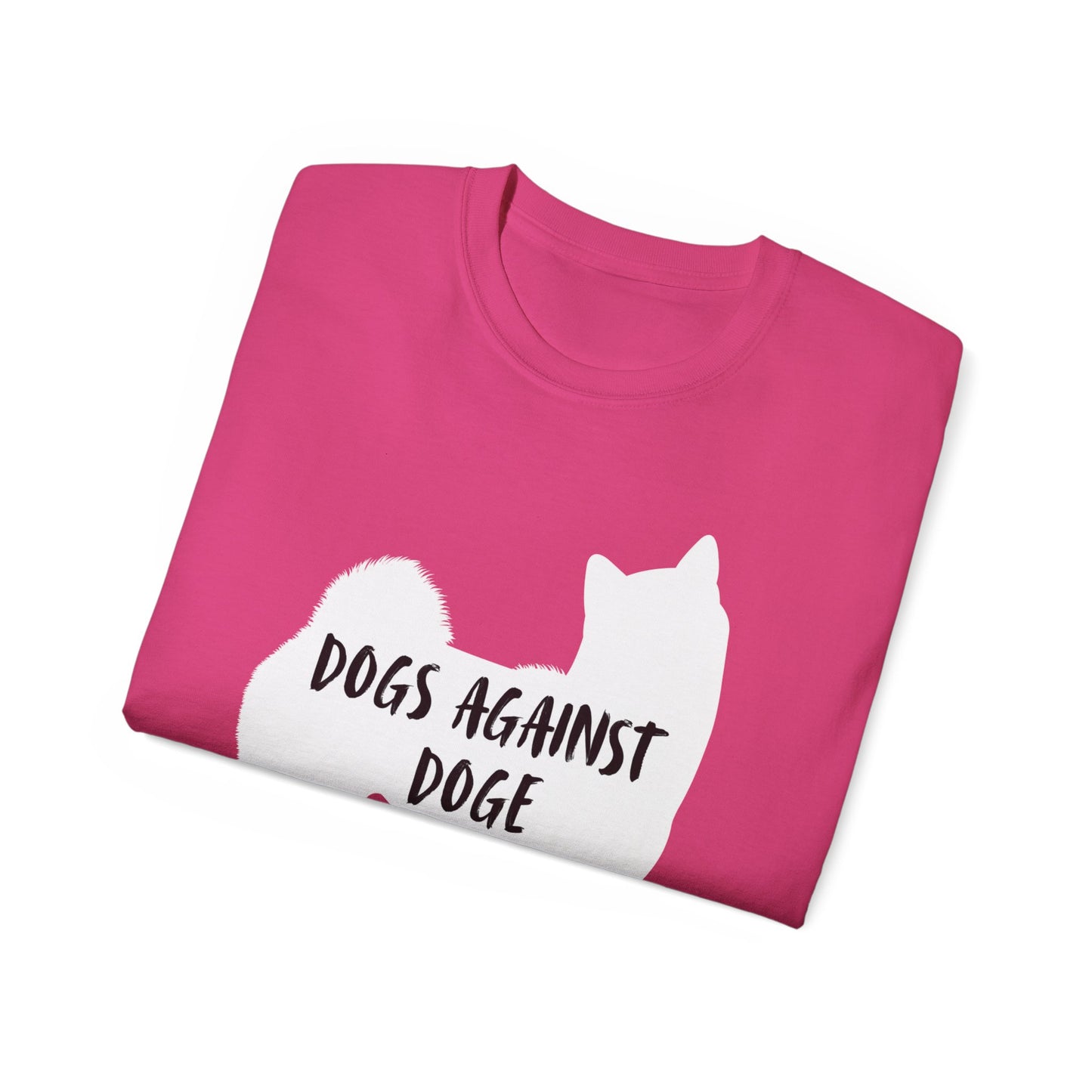 Color Edition: Unisex Shiba Inu Dogs Against DOGE Ultra Cotton Tee
