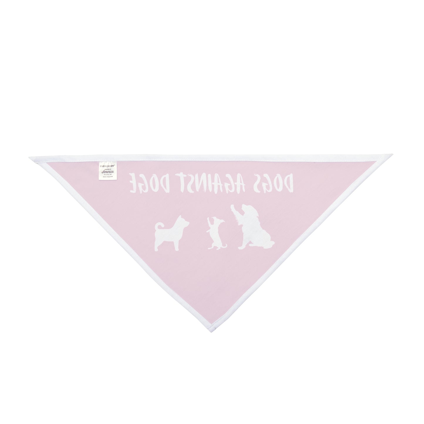 Hot Pink Dogs Against DOGE "Stop the DOGE" Pet Bandana