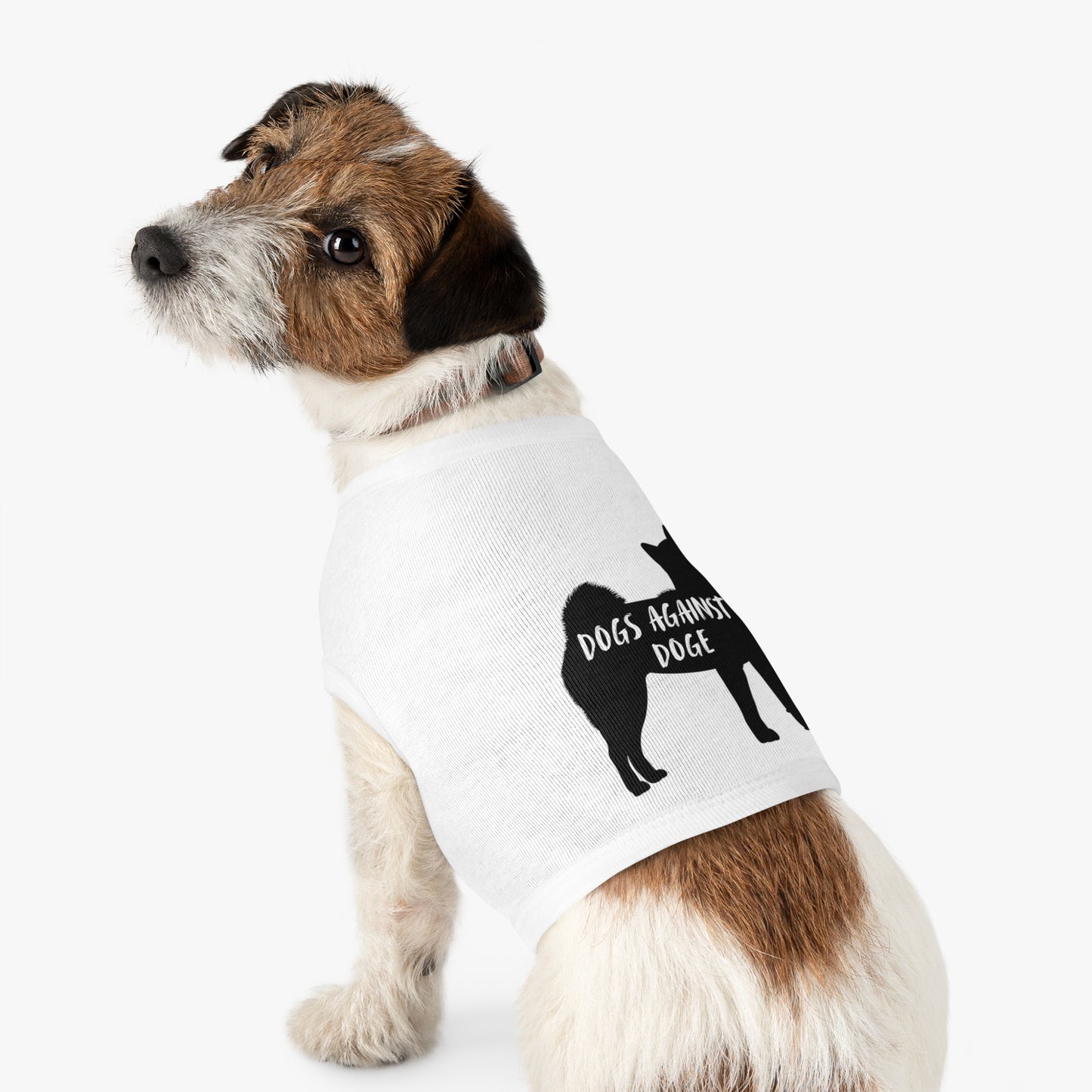 Shiba Inu Dogs Against DOGE Pet Tank Top