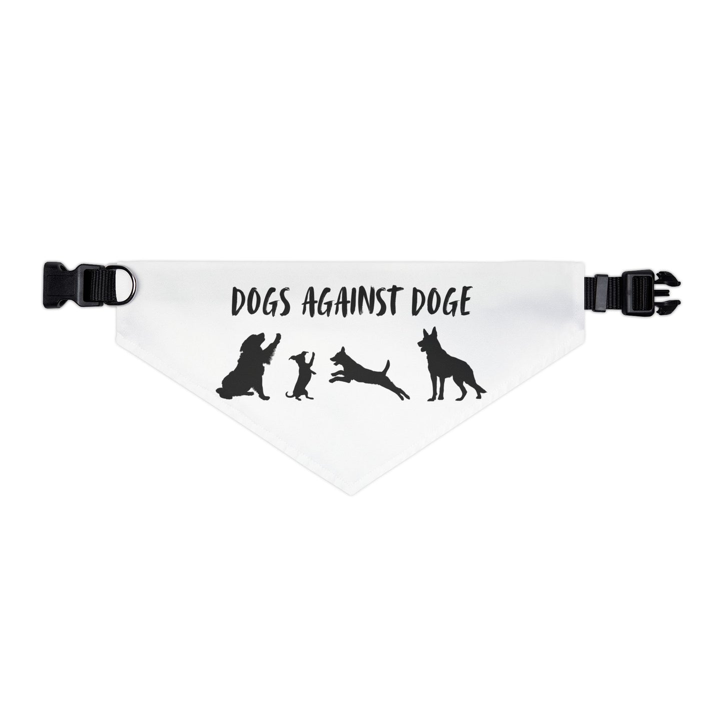 Dogs Against DOGE Protesting Pups Pet Bandana Collar